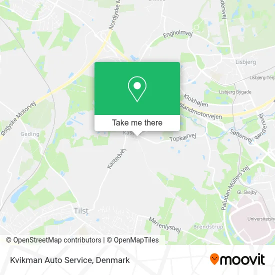 Kvikman Auto Service map