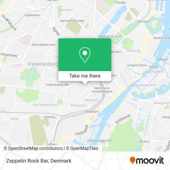 Zeppelin Rock Bar map