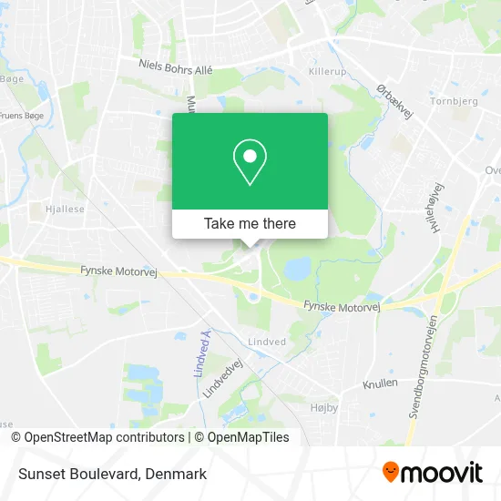 Sunset Boulevard map