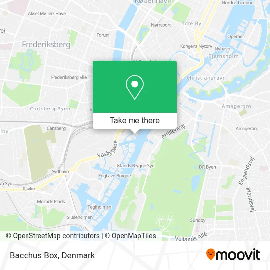 Bacchus Box map