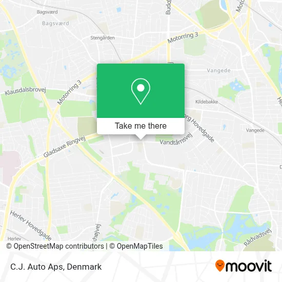C.J. Auto Aps map