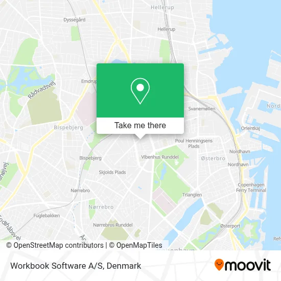 Workbook Software A/S map