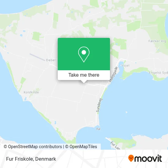 Fur Friskole map