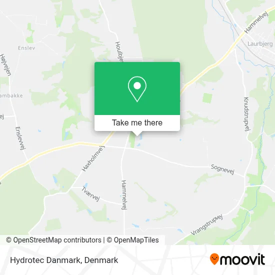 Hydrotec Danmark map