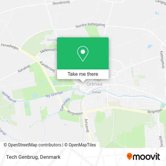 Tech Genbrug map