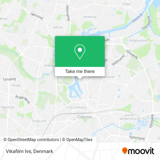 Vikafilm Ivs map