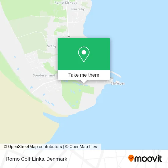 Romo Golf Links map