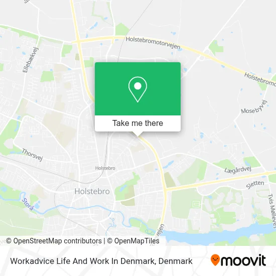 Workadvice Life And Work In Denmark map