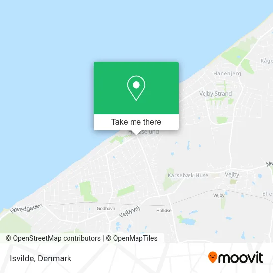 Isvilde map