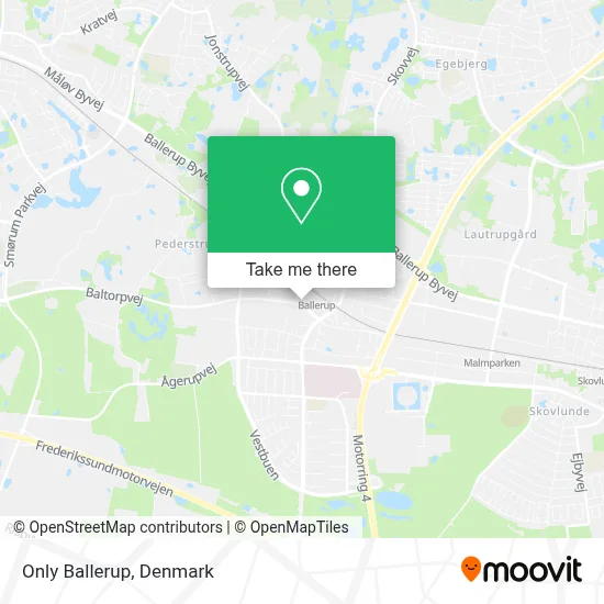 Only Ballerup map