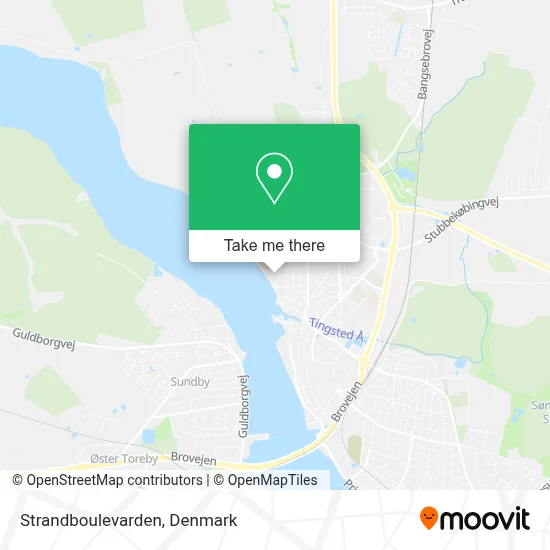 Strandboulevarden map