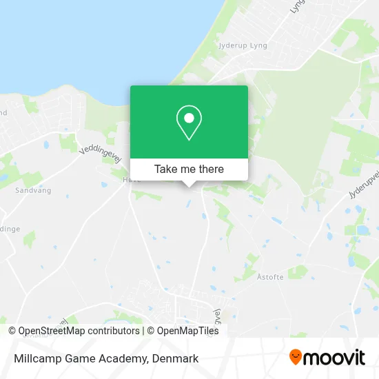 Millcamp Game Academy map