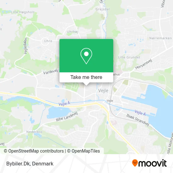 Bybiler.Dk map