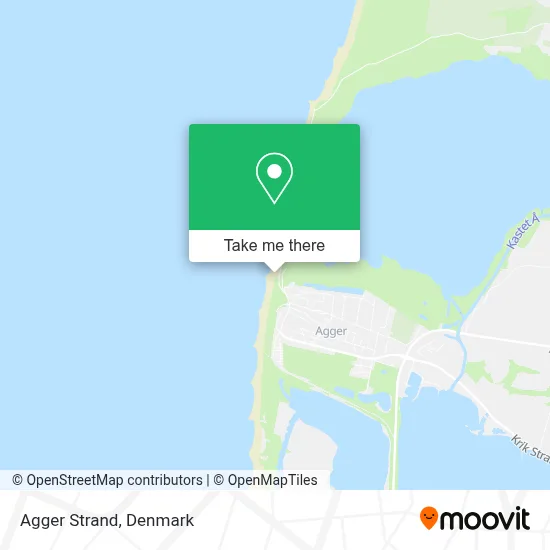 Agger Strand map