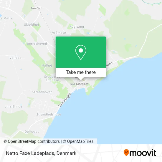 Netto Faxe Ladeplads map
