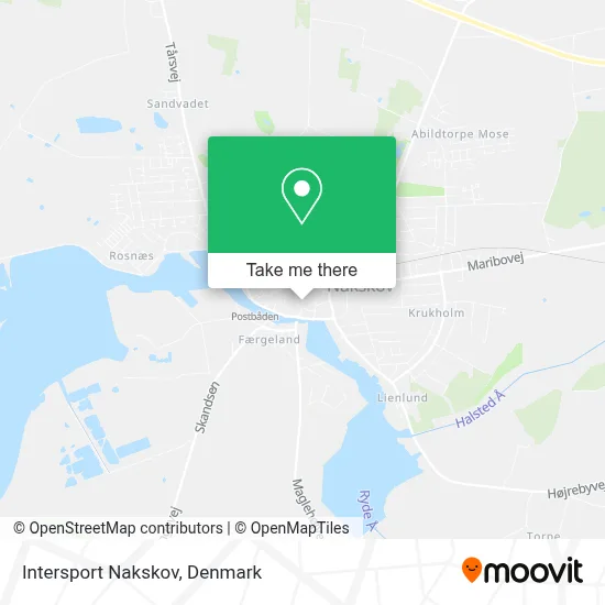 Intersport Nakskov map