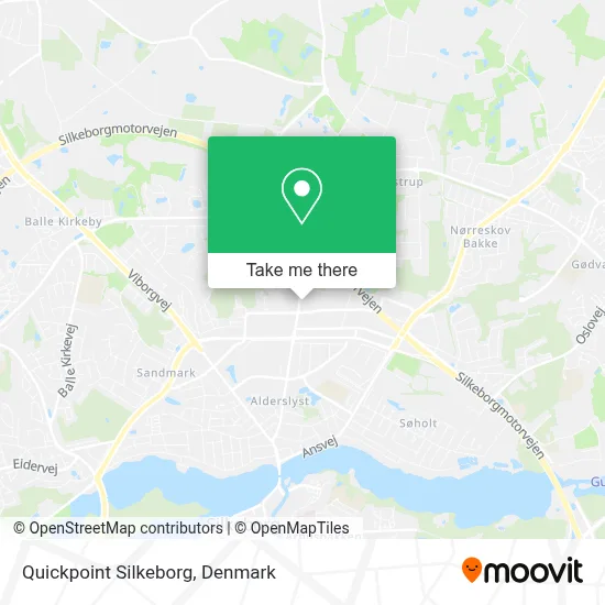 Quickpoint Silkeborg map