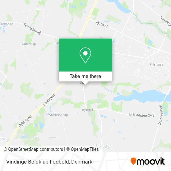 Vindinge Boldklub Fodbold map