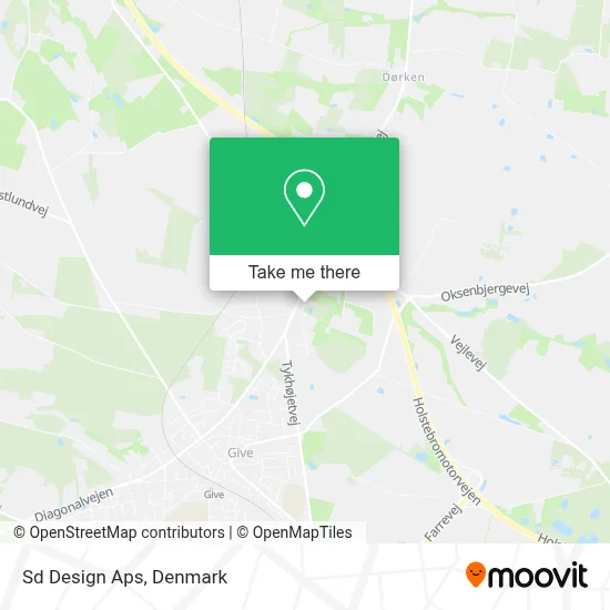 Sd Design Aps map