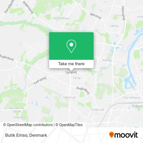 Butik Emso map