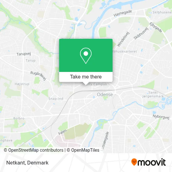 Netkant map