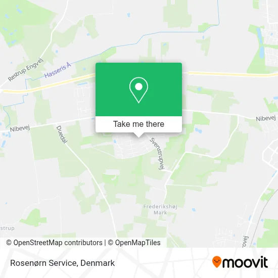 Rosenørn Service map