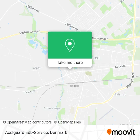 Axelgaard Edb-Service map