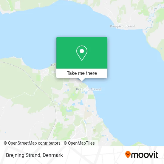 Brejning Strand map
