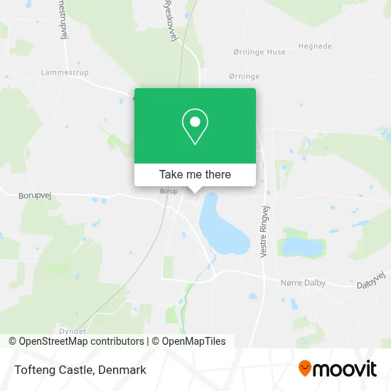 Tofteng Castle map