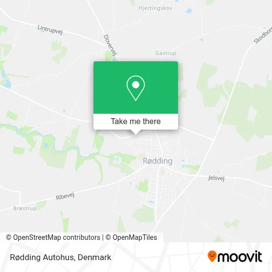 Rødding Autohus map