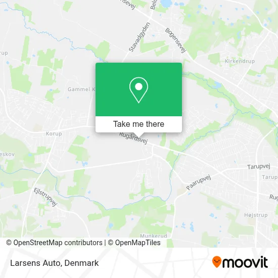 Larsens Auto map
