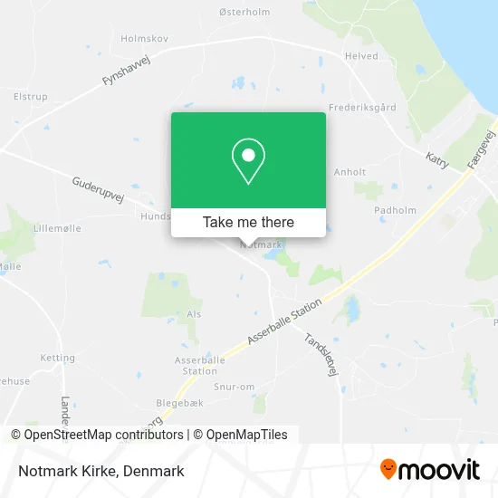 Notmark Kirke map