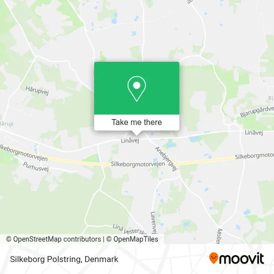 Silkeborg Polstring map