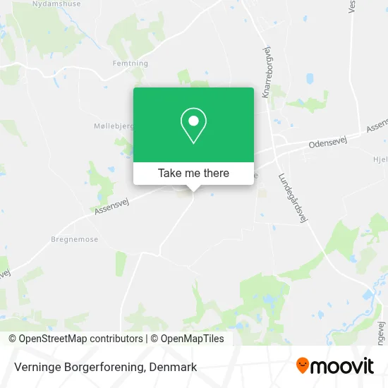 Verninge Borgerforening map