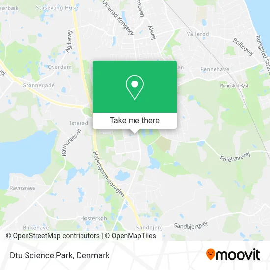 Dtu Science Park map