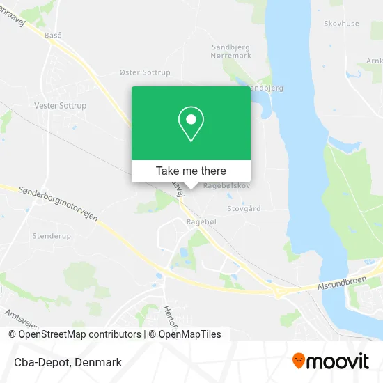 Cba-Depot map