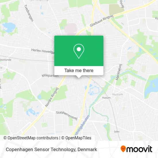 Copenhagen Sensor Technology map