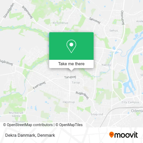 Dekra Danmark map