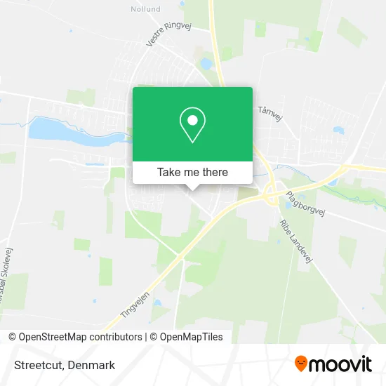 Streetcut map