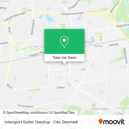 Intersport Outlet Taastrup - Cdo map