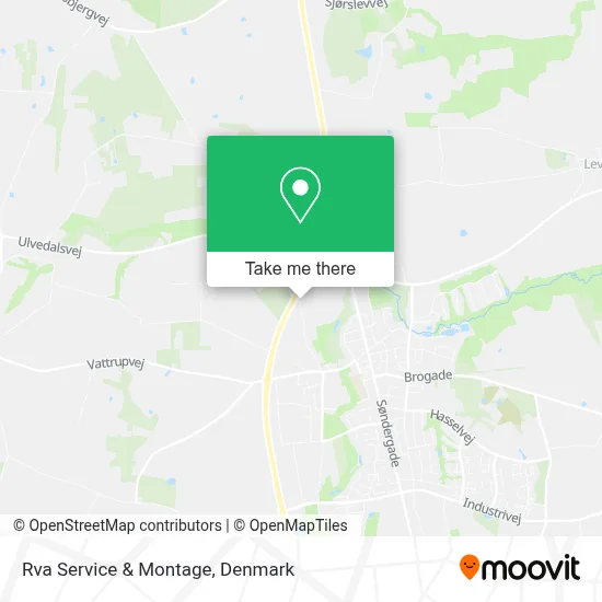Rva Service & Montage map