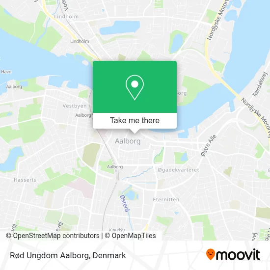 Rød Ungdom Aalborg map