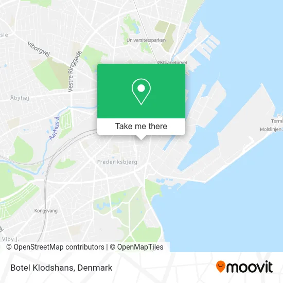 Botel Klodshans map