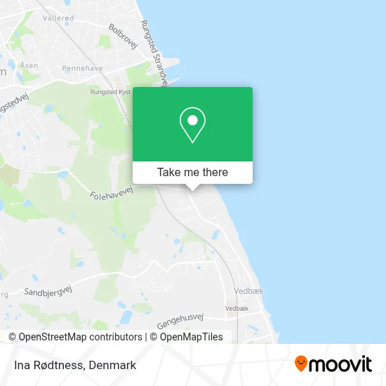 Ina Rødtness map