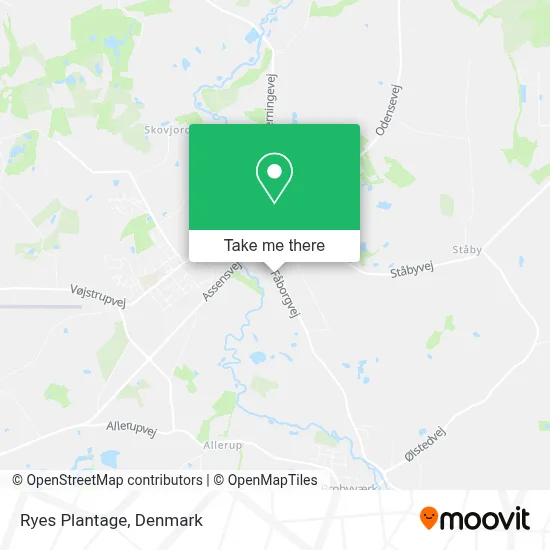 Ryes Plantage map