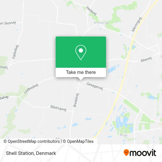 Shell Station map