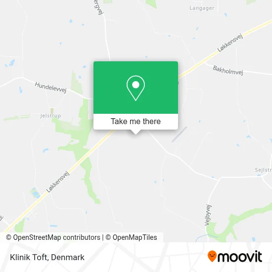 Klinik Toft map