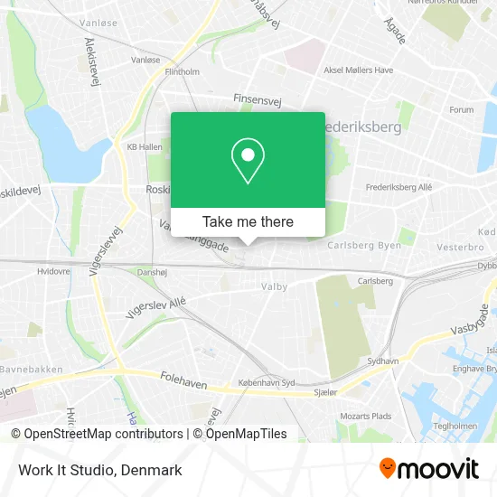 Work It Studio map