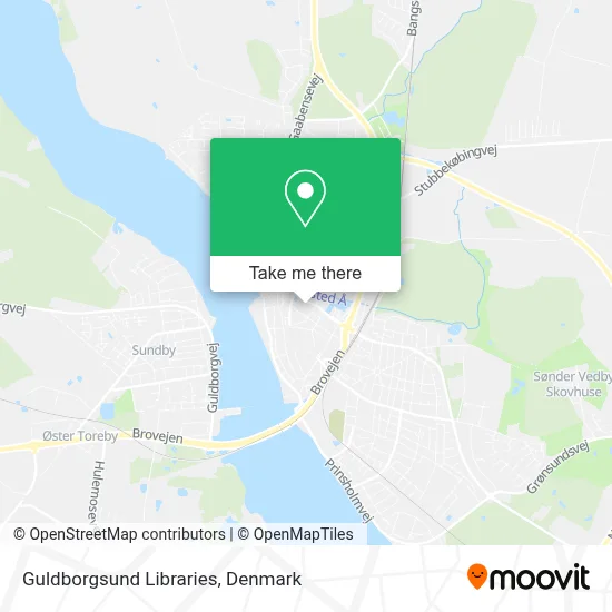 Guldborgsund Libraries map