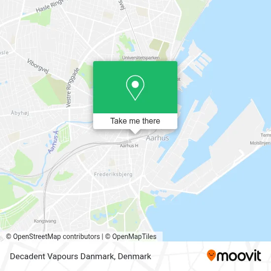 Decadent Vapours Danmark map
